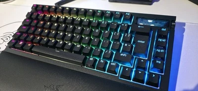 Razer BlackWidow V4 Pro 75% Wireless OLED Gaming Keyboard Orange Switches - Image 1 of 4