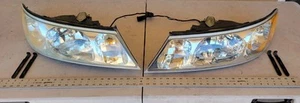 1998 1999 2000 2001 2002 Lincoln Continental Pair Left Right Side HEADLIGHT OEM - Picture 1 of 21