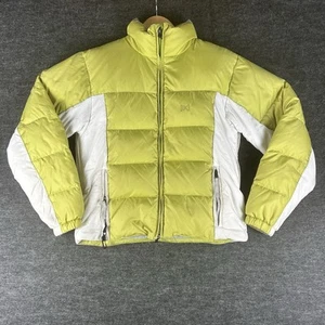 Burton AK Jacket Women's Green White Small Snowboard Ski Down Puffer Jacket - Picture 1 of 8