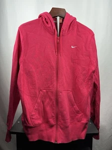 Nike Girls Pink Full Zip Hoodie The Athletic Dept Size L (12-14)  - Picture 1 of 4