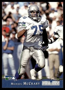 1993 Pro Set Michael McCrary Rookie Seattle Seahawks #417 - Picture 1 of 2