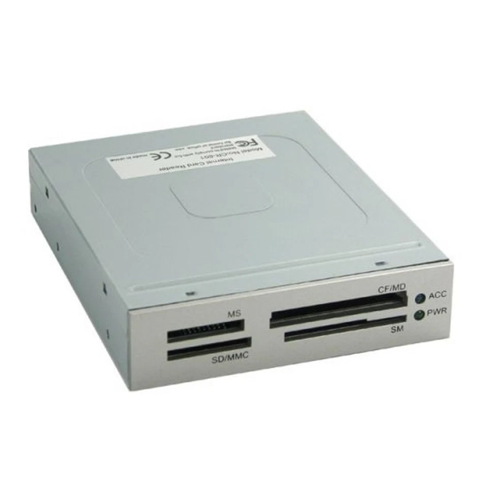 3,5" Card-Reader Intern Karten-Leser für SD MMC CF MS Pro SM Karten-Lesegerät - Bild 1 von 1