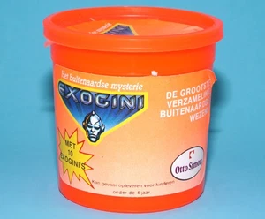 EXOGINI TUB BOX SEALED CONTENTS 10 FIGURES ORANGE TRANSPARENTE 1980s OTTO SIM... - Picture 1 of 7