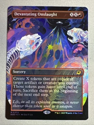 MTG / Devastating Onslaught / EOE / #0308 / FOIL (Borderless) / Mythic / NM - Image 1 of 2