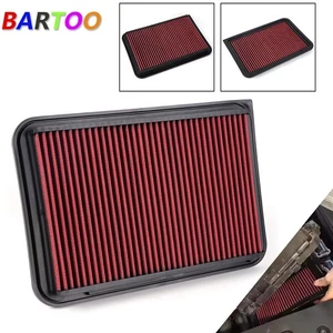 Red Reusable & Washable High Flow Panel Air Filter For Corolla Avalon Camry RAV4 - Picture 1 of 9