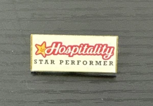 Carl's Jr. Star Pin (Carls Jr) Pin Rückseite VINTAGE SELTEN! 2008’s - Bild 1 von 4