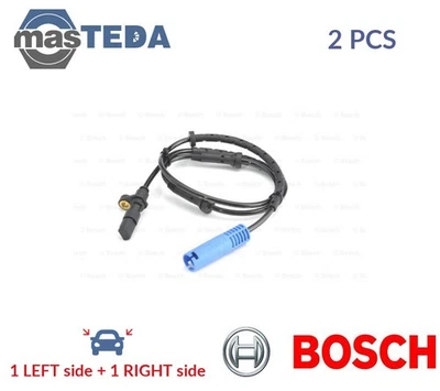 0 986 594 512 ABS WHEEL SPEED SENSOR PAIR REAR BOSCH 2PCS NEW OE REPLACEMENT - Image 1 of 4