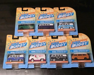 Punch Buggy Volkswagen Lot (7) VW T1 & T3 Diecast Vans | Collectible Retro... - Image 1 of 4