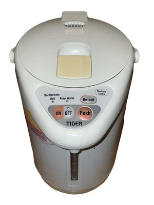 Caldera de agua eléctrica Tiger PDA-B380 rosa floral/calentador como está piezas/reparación Foto 1 de 4