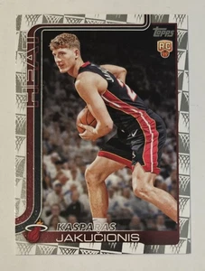 KASPARAS JAKUCIONIS RC 2025-26 Topps - Tip Off #220 Heat All-Big 10 - Picture 1 of 3