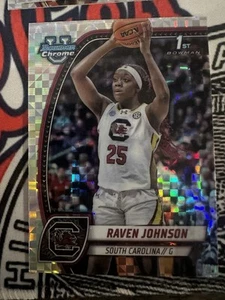 2024-25 Bowman Chrome University Basketball #60 Raven Johnson X-Fractor - Picture 1 of 2