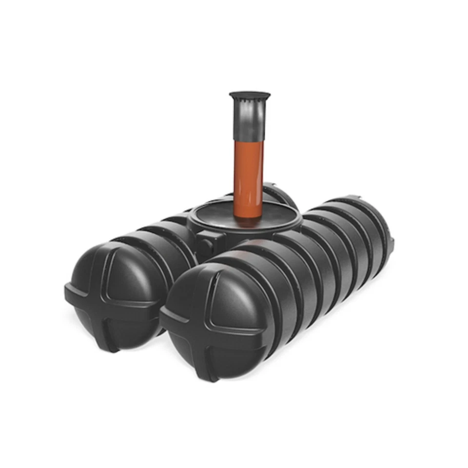 Roth 1135006780 1500 Liter Abwassersammelgrube - Schwarz