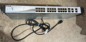 D-LINK DES-1210-28P 28 PORT FAST ETHERNET SMART MANAGED POE SWITCH - Picture 1 of 8