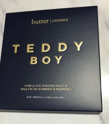 Butter London Teddy Boy Eyeshadow Palette New in Box Cool-Toned Shades - Image 1 of 4