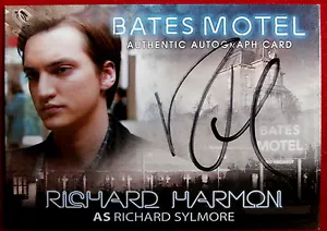 BATES MOTEL (Season One) RICHARD HARMON - Hand-Signed Autograph Card - Breygent - Picture 1 of 2