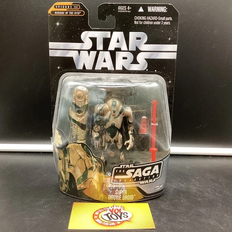 Star Wars The Saga Collection Revenge of The Sith Super Battle Droid Hasbro 2006 Cover