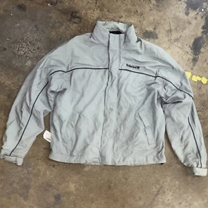 Timberland Jacket Adult m Full Zip gray Long Sleeve Hooded Waterproof Mens - Picture 1 of 9