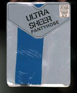 Pantimedias AZUL TRANSPARENTE Funky Años 80 (Turquesa) Talla Pequeña/Promedio Hasta 5'4" 135 lb - Imagen 1 de 2
