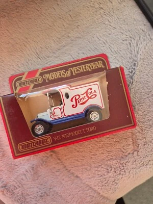 Models Of Yesteryear Matchbox Y12 1912 Model T Ford, Pepsi Cola - Image 1 of 4