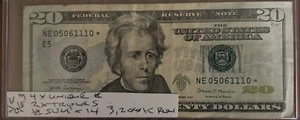24-MIXED $20-$10-$5-$1 CIRCULATED 2013/2017 STAR NOTES W/2VC/1 OVER-INKED/1GP - Picture 1 of 23