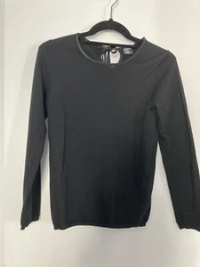 Theory Black Wool Sweater Size Small / Petite - Picture 1 of 6