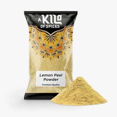 Lemon Peel Powder Dried Premium Quality 1kg 10kg - Image 1 of 2