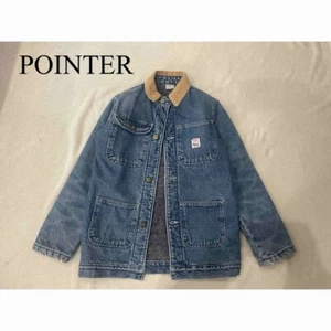 Pointer Denim Chore Jacket Blanket Lined Corduroy Collar Men's Size XL - Picture 1 of 7