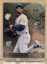 1996 Fleer Metal Universe PLATINUM EDITION #107 Ken Griffey Jr HOF RARE PARALLEL