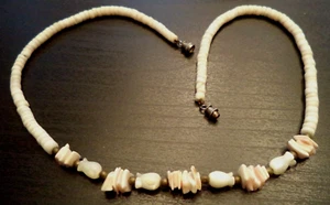 VINTAGE HIGH END GORGEOUS GENUINE HEISHI BEADED 16 3/4" NECKLACE!! - Picture 1 of 1
