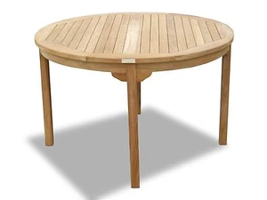 Windsor's Genuine Grade A Teak, 47" Round Dining Table/45lbs ,5 Yr Wty, Seats 4  - Picture 1 of 2