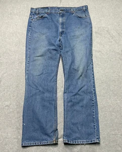 Vintage Levis 517 Jeans Mens 42 X 32 Orange Tab Boot Cut Medium Wash USA 90s - Picture 1 of 12