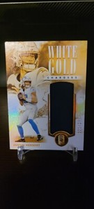 2023 Panini Gold Standard White Gold Justin Herbert Patch /299 Chargers