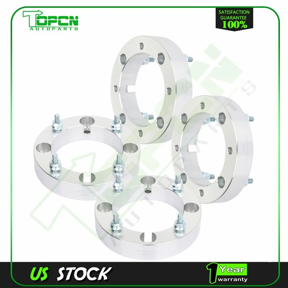 4 piezas espaciadores de rueda plateados 4x156 10x1,25 tacos 1,5" de grosor para Ranger 2013-2019 Foto 1 de 4