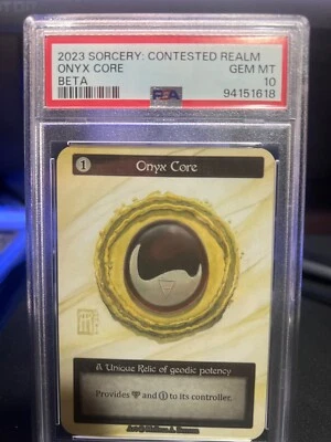 Onyx Core Non-foil Unique Beta Sorcery: Contested Realm PSA 10  - Image 1 of 2