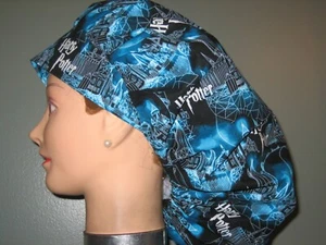 Sombreros/Gorras Exfoliantes Quirúrgicos Azul Harry Potter Castillo de Hogwarts - Imagen 1 de 3