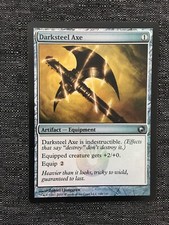 MTG X1 Darksteel Axe - Foil LP Scars Of Mirrodin