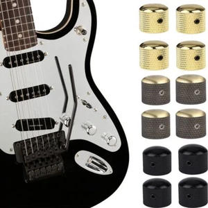 4 Piezas Perillas de Guitarra de Metal Altavoces de Control de Guitarra Tono Volumen Perilla de Repuesto - Imagen 1 de 17