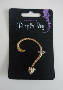 Pieced Earring Body Belly Ear Snake With Moving Head - Picture 1 of 2