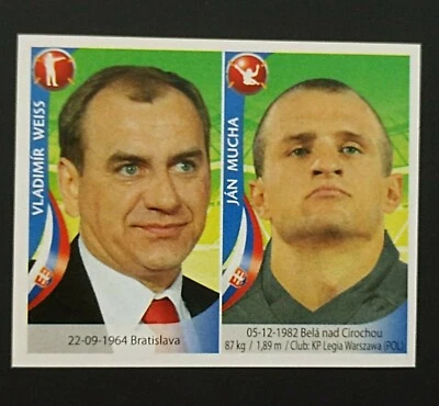 2010 Navarrete South Africa World Cup FIFA #327 VLADIMIR WEISS / JAN MUCHA - Image 1 of 2