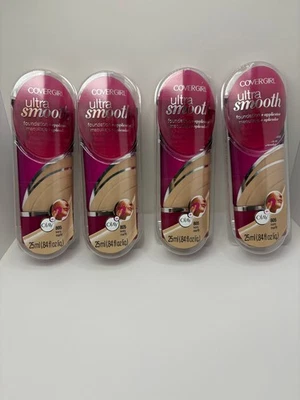 4 PACK COVERGIRL + Olay Ultra Smooth Foundation Plus Applicator 805 IVORY - NEW - Image 1 of 2