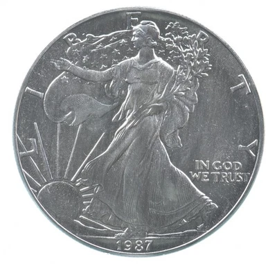 1987 American Silver Eagle Estate Coin Collection *456 - Image 1 of 3