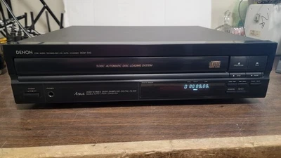 Denon DCM-340  5 Disc CD Changer Player - Image 1 of 4