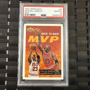 Michael Jordan 1992 Upper Deck „Back To Back MVP“ #67 PSA 10 🔥🔥 HOF Bulls - Bild 1 von 2