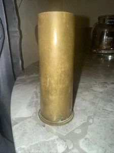 Trench Art Brass Shell Casings 15CM WWI - Picture 1 of 5