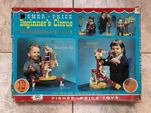 Vintage 1963 Fisher-Price Beginner’s Circus Set #904 Complete in Original Box - Picture 1 of 3