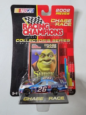 NASCAR DIECAST 1:64 RACING CHAMPIONS Collector 2002 #26 Jimmy Spencer Shrek - Image 1 of 3