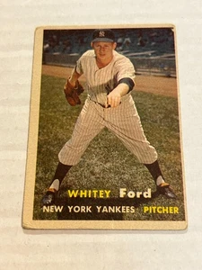 Ford #25 Yankees 1957 Topps Whitey Pr-GD G3 - Imagen 1 de 4
