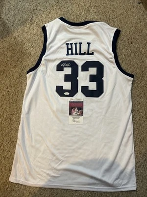 DUKE BLUE DEVILS- GRANT HILL SIGNED AUTOGRAPH JERSEY JSA COA BASKETBALL HOF - Image 1 of 4