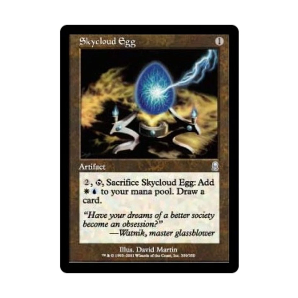 WOTC MtG Odyssey Skycloud Egg (U) (Foil) EX - Image 1 of 1