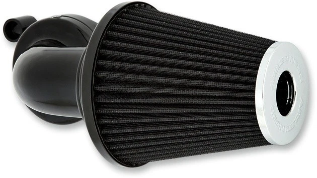Arlen Ness Monster Sucker 90-Degree Air Cleaner Kit Standard Black Harley M8 - Image 1 of 1